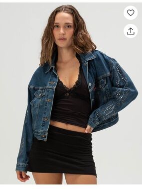 Levi’s studded denim jacket